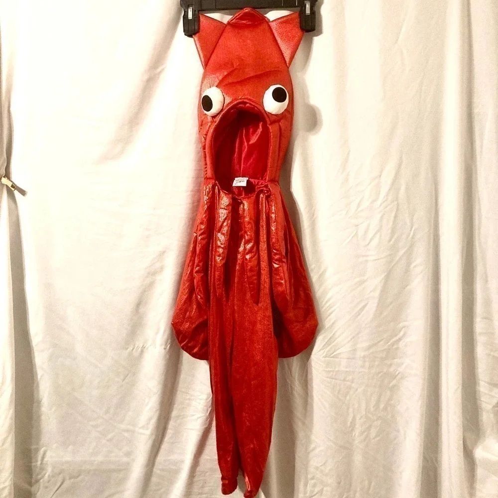 NWOT Toddler's 18-24M Red Squid Jumpsuit Halloween Costume